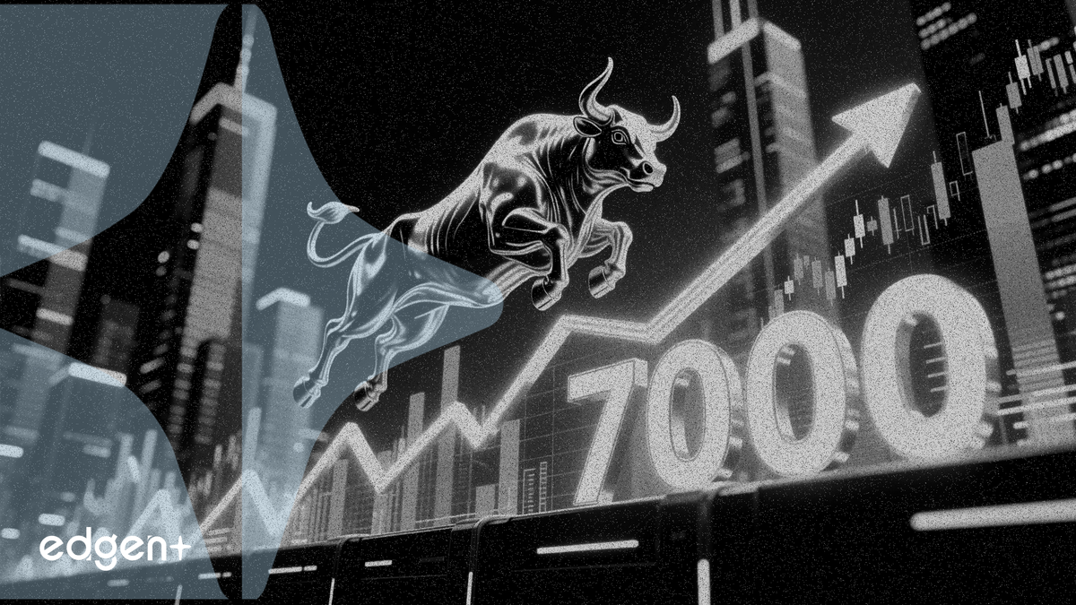 S&P 500種株価指数、1月以来初めて7,000の大台を突破