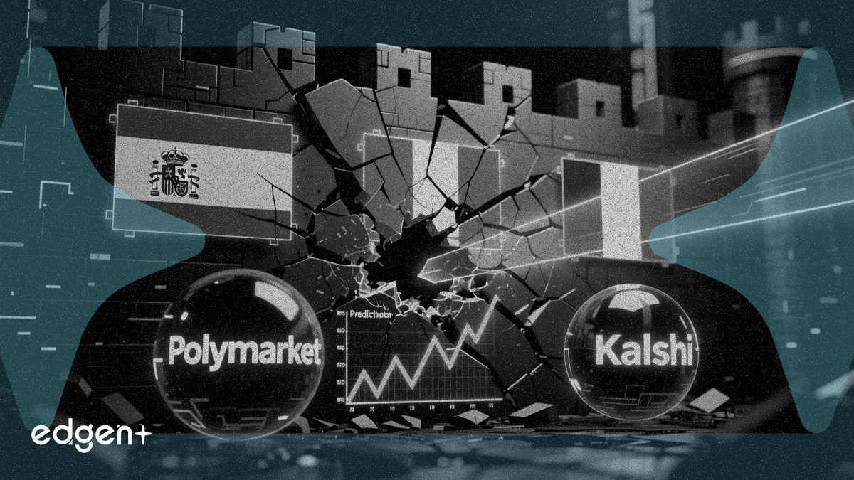 西班牙封鎖Polymarket與Kalshi，三國加入打壓行列