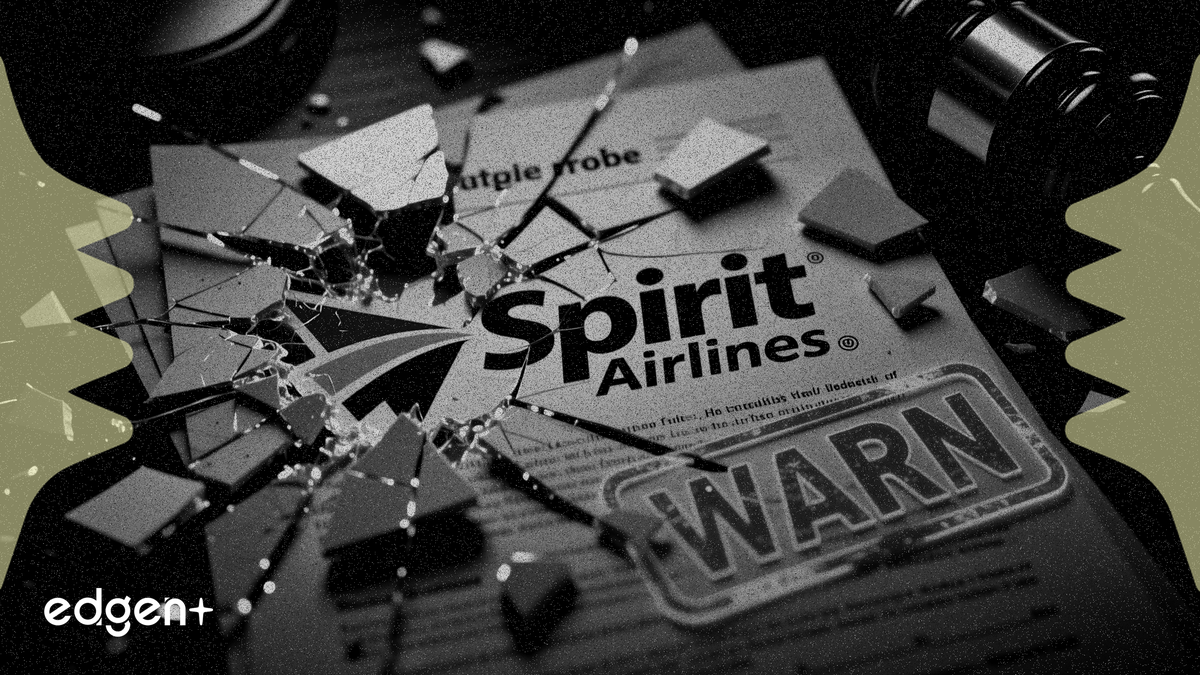 スピリット航空、突然の運航停止を受けWARN法違反の調査に直面