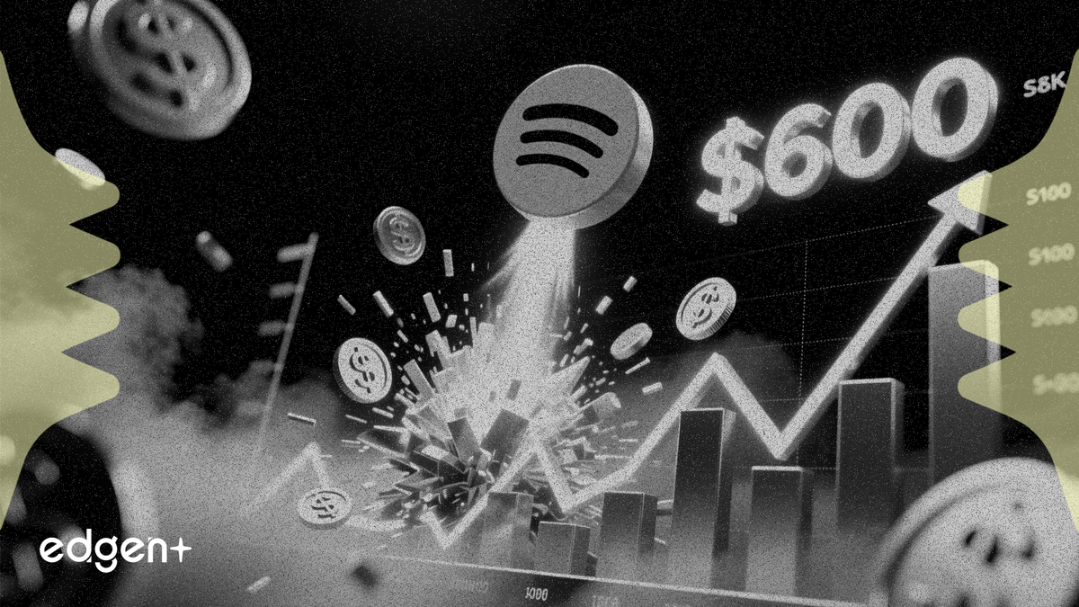 杰富瑞上调 Spotify 目标价至 600 美元,股价大涨 8%