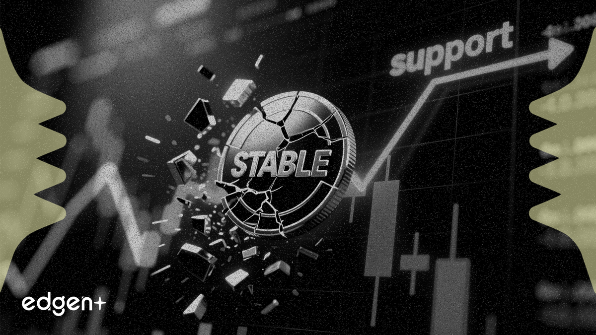 Le jeton STABLE chute de 10 % pour tester un support clé après un fort gain hebdomadaire