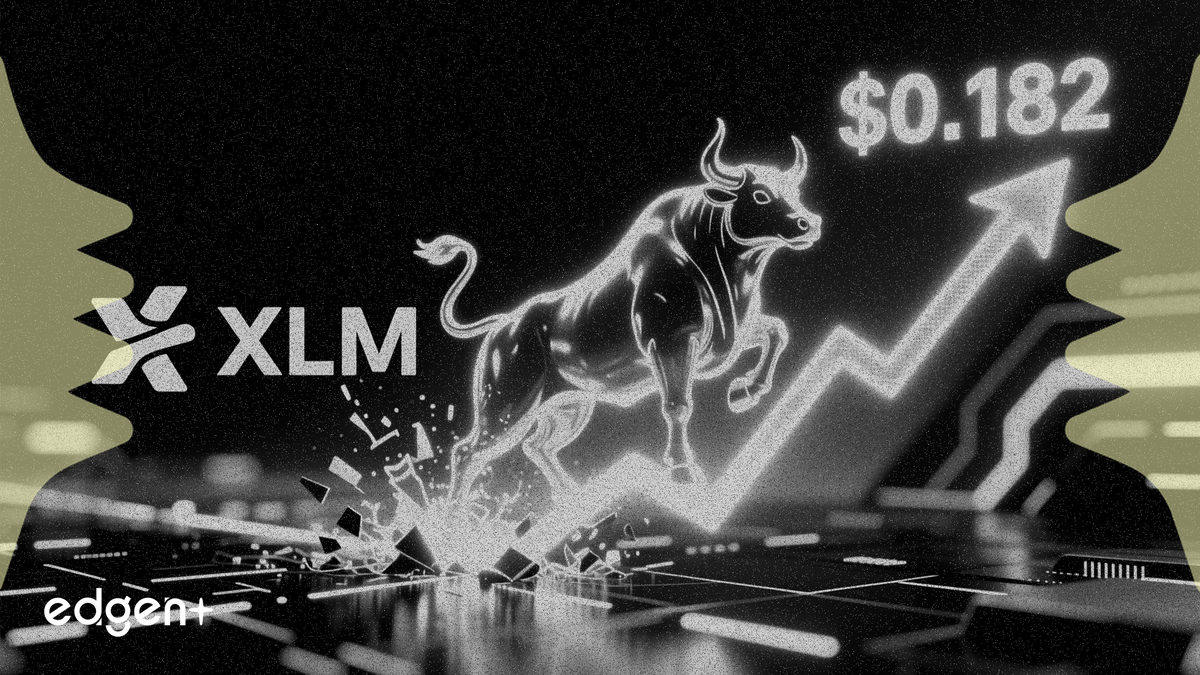 스텔라(XLM) 가격 3% 상승, 황소 세력 0.182달러 목표