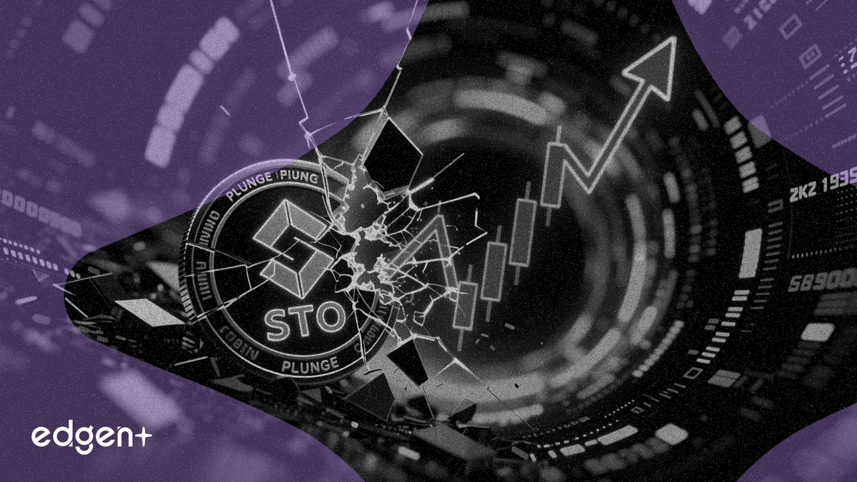 STO 代幣在日內飆升後於 HTX 交易所暴跌逾 60%