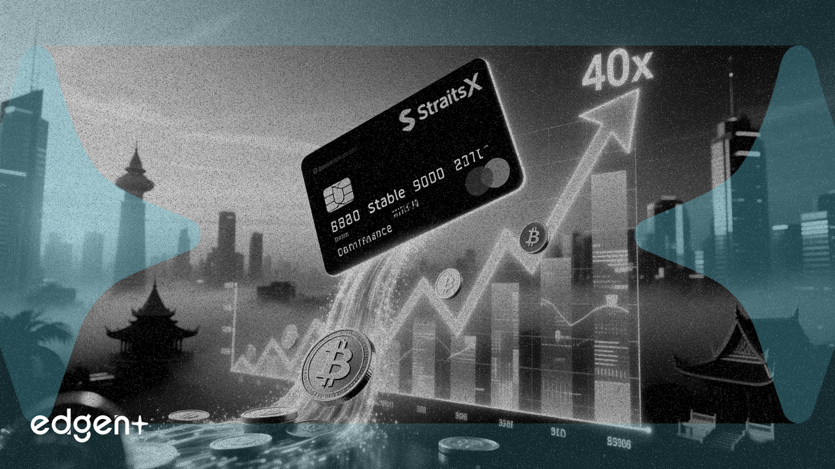 StraitsX稳定币卡交易量在东南亚增长40倍