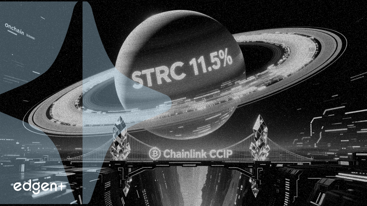 El rendimiento STRC del 11,5% llega a la cadena de bloques mientras Chainlink CCIP impulsa a Saturn