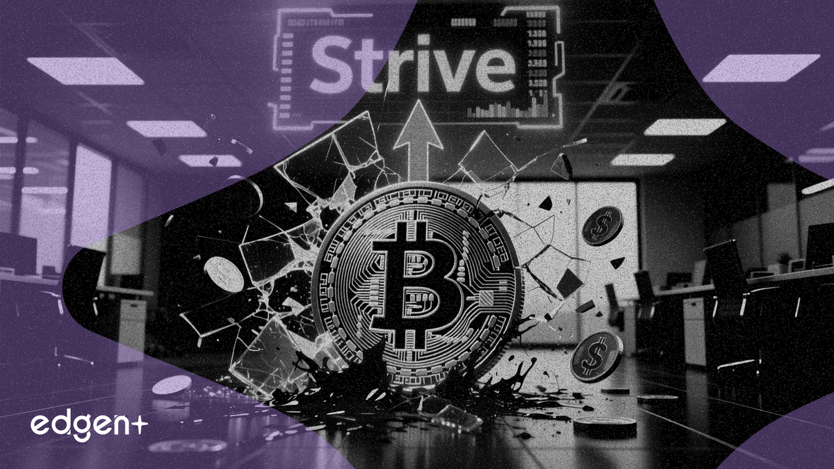 Strive 斥資 1.852 億美元買入 2,500 枚比特幣，股價反跌 9%