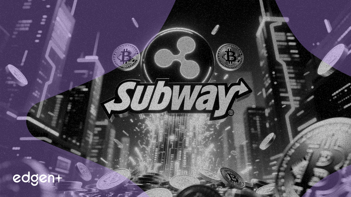 賽百味採用 Ripple Treasury，企業加密貨幣持有量突破 115 萬枚 BTC