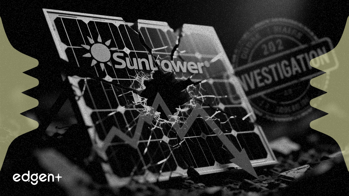 SunPower 股價在證券欺詐調查公佈後下跌 8%