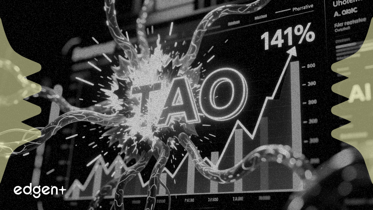 AI 내러티브가 가상자산 시장을 장악하며 TAO 토큰 소셜 언급량 141% 급증