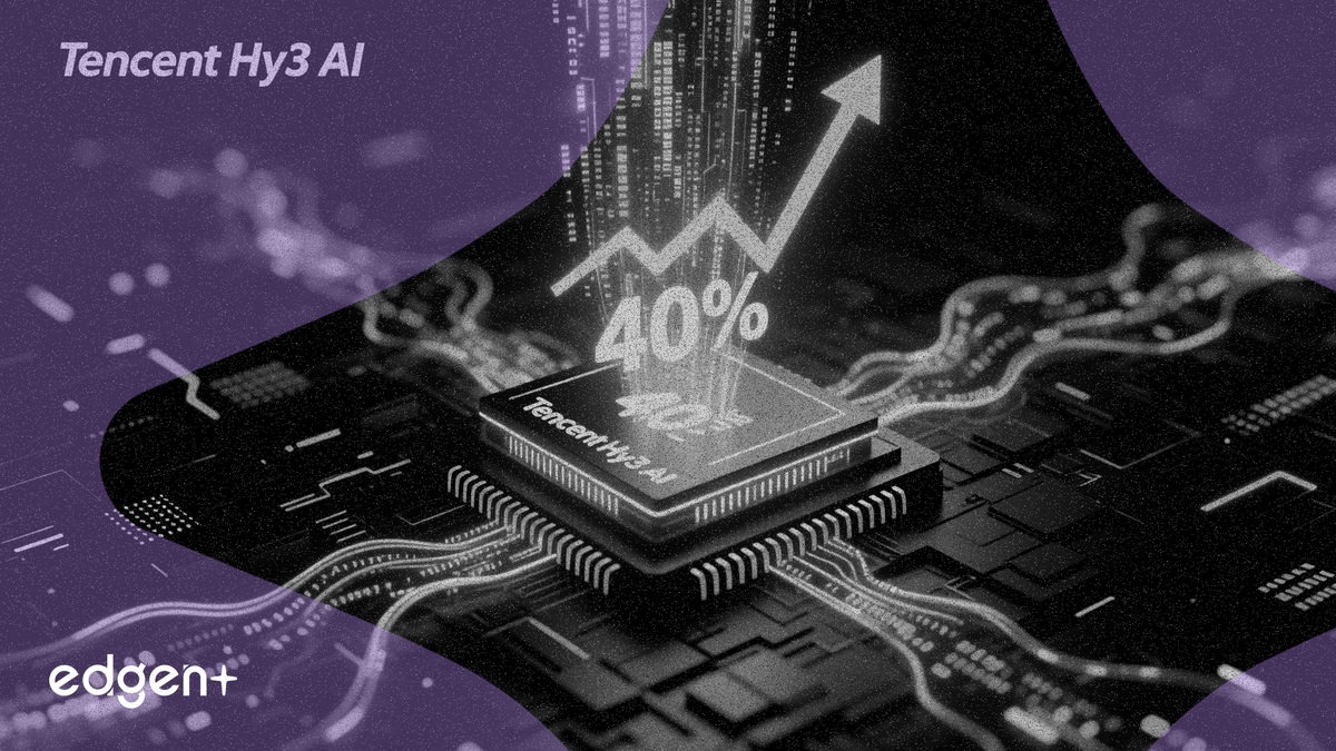 腾讯 Hy3 AI 模型编程能力提升 40%，比肩 Claude