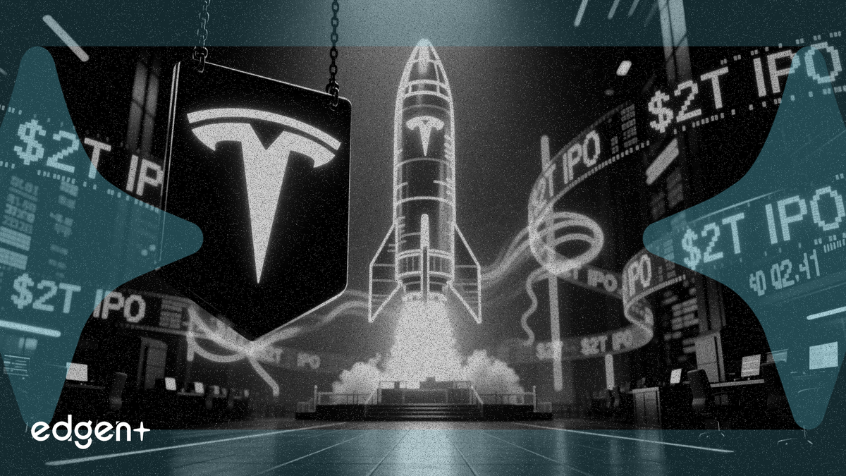 Tesla sube un 1% mientras la OPI de 2 billones de dólares de SpaceX domina el foco de los inversores