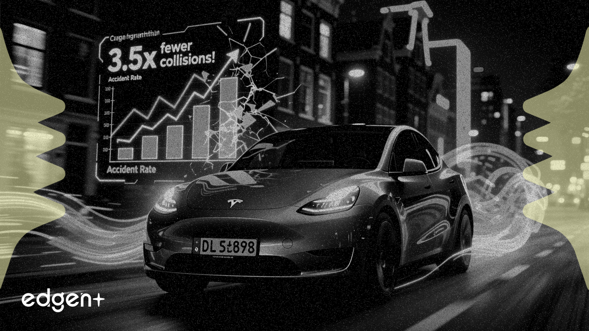 Les données néerlandaises FSD de Tesla montrent 3,5 fois moins de collisions, renforçant la percée en Europe