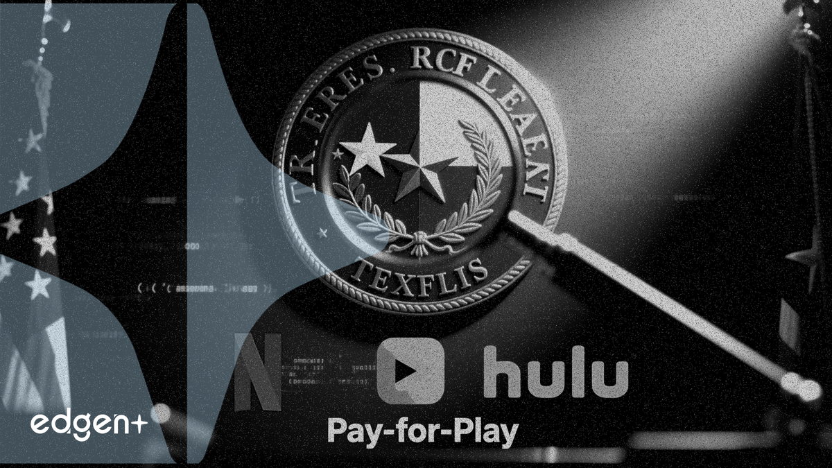 德州总检察长调查5大流媒体巨头，涉嫌“付费播放”指控