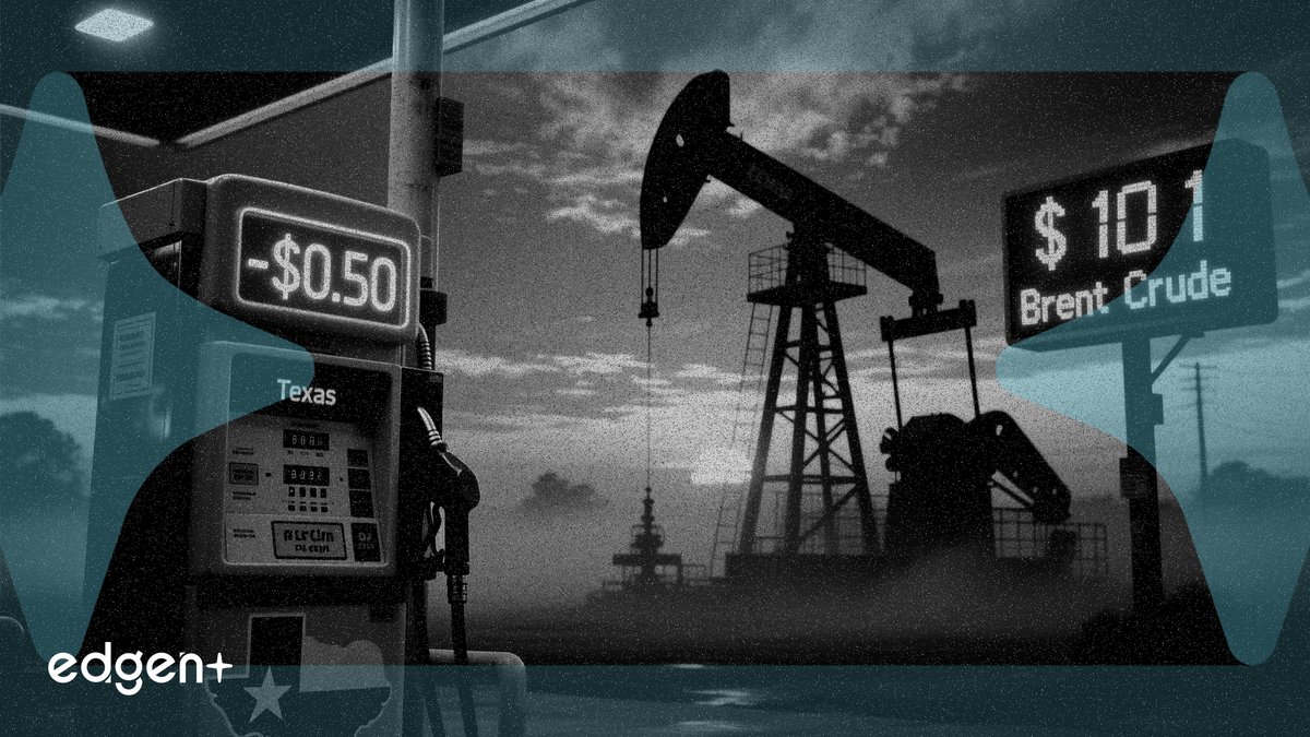 Giá khí đốt Texas xuống mức âm bất chấp dầu thô Brent đạt 101 USD