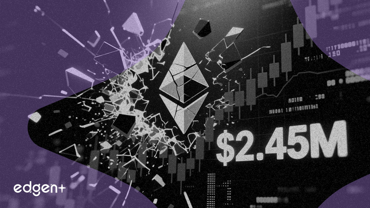 Trader 0x4F51 Loses $2.45 Million in 4 Ethereum Swing Trades