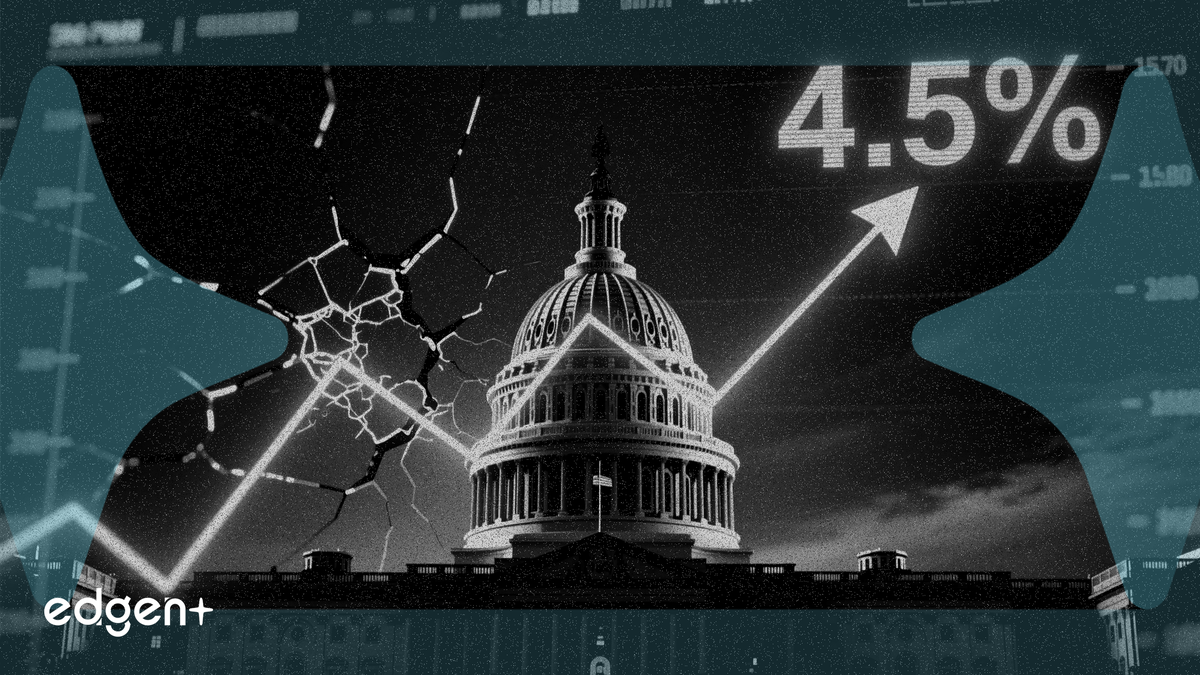 美國國債殖利率逼近4.5%紅線，給美國戰爭政策帶來壓力