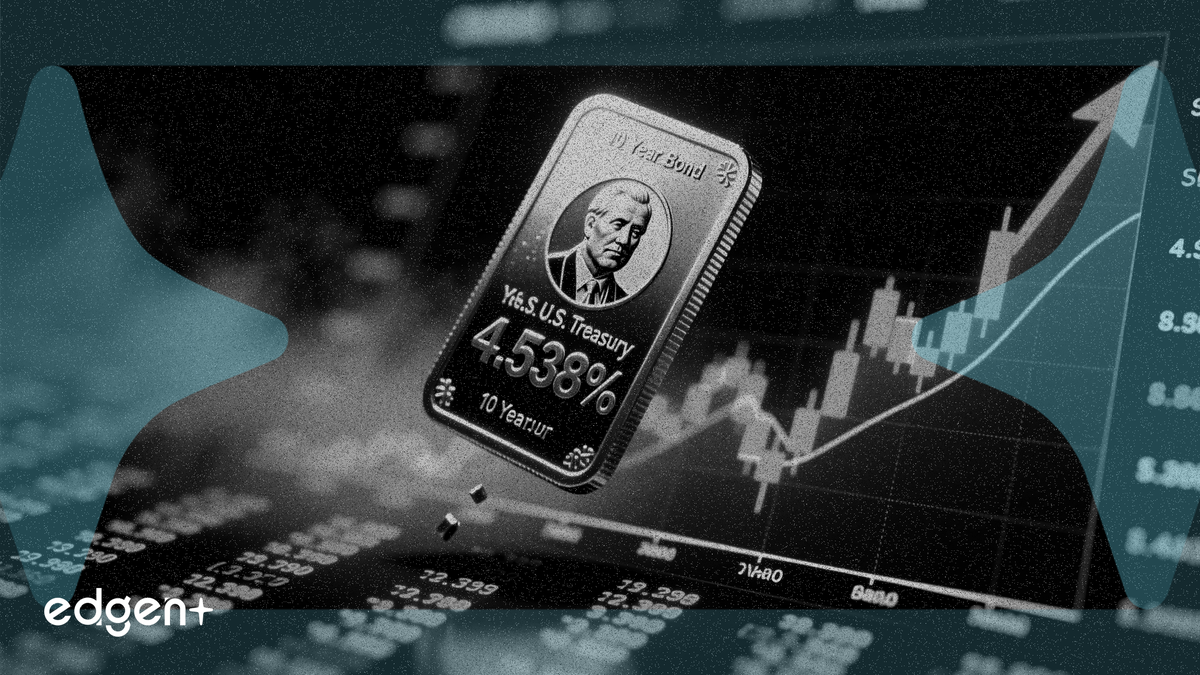美國財政部拍賣390億美元10年期公債，最高殖利率達4.538%，投標倍數為2.57，高於此前10次拍賣的平均水準。