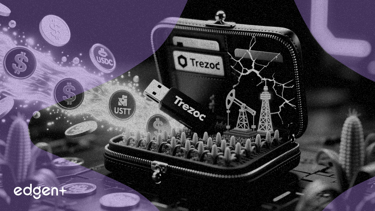 Trezor, 2 milyon cüzdan kullanıcısına yerel USDC ve USDT getirisi ekledi