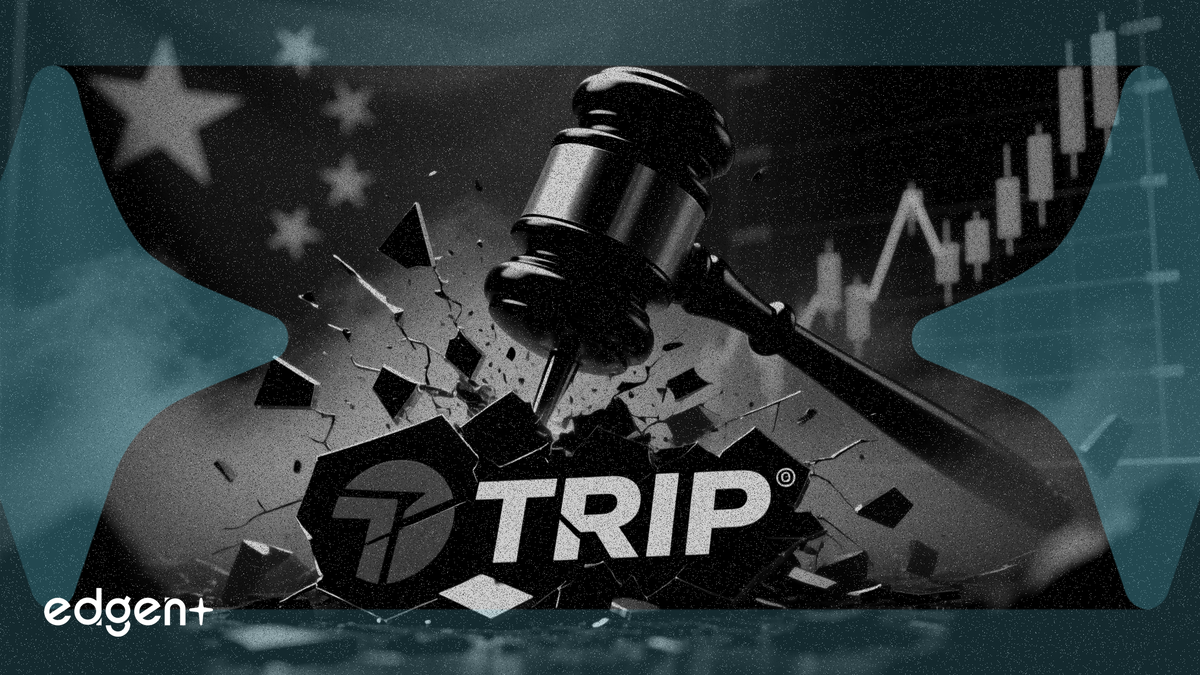 Trip.com株が17%下落、中国の独占禁止調査が訴訟に発展