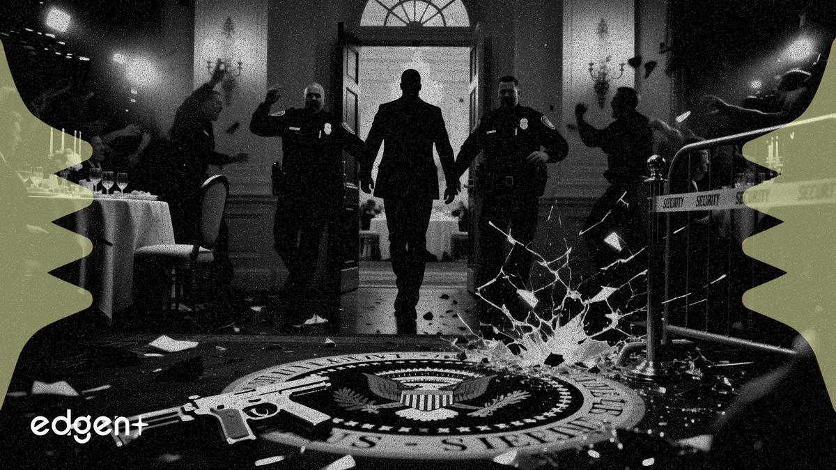 持械男子闯入安保防线 特朗普紧急撤离华盛顿晚宴