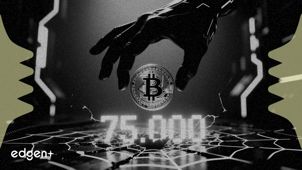 트럼프 최후통첩으로 불확실성 가중, 비트코인 75,000달러 선 유지