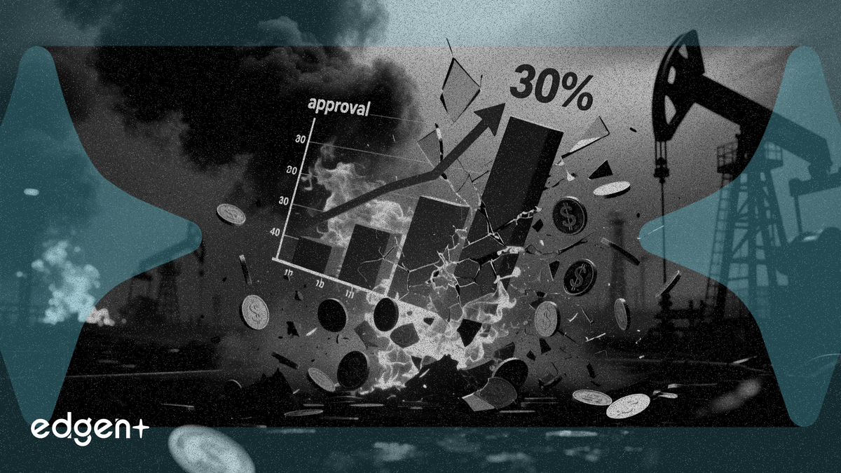 La cote de popularité économique de Trump chute à 30 % alors que la guerre en Iran alimente l'inflation