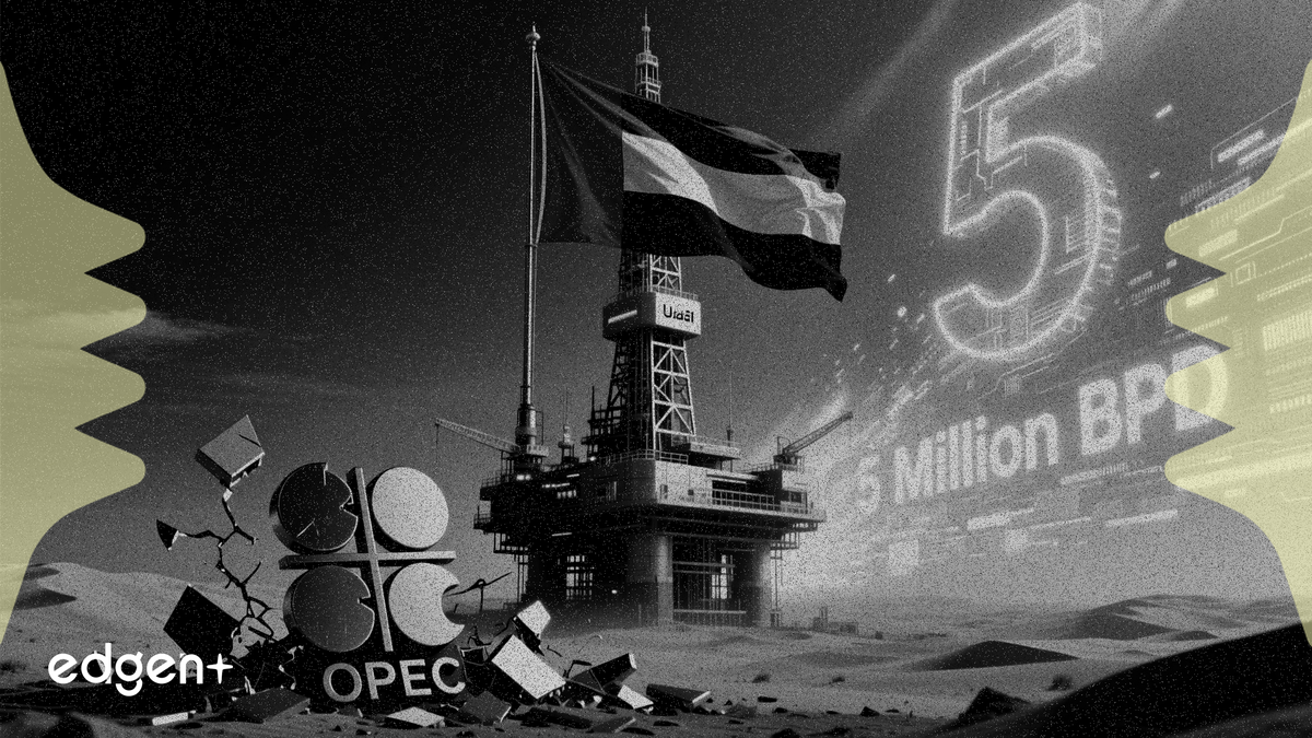 UAE, OPEC 탈퇴 및 일일 500만 배럴 생산 목표 설정하며 주요 정책 전환