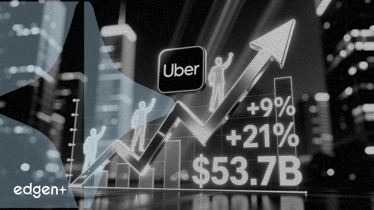 Uber stock soars 9% as gross bookings jump 21% to $53.7 billion