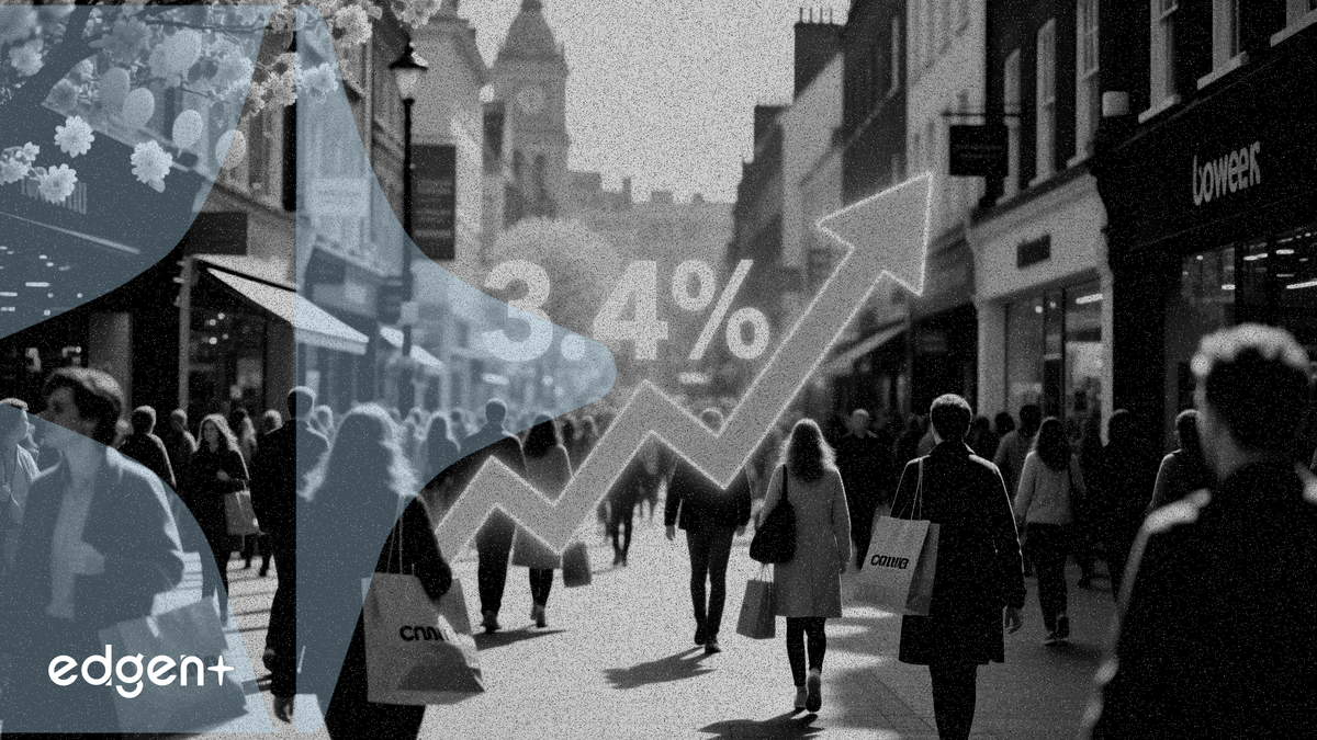 英国复活节零售客流量在开局平淡后增长 3.4%