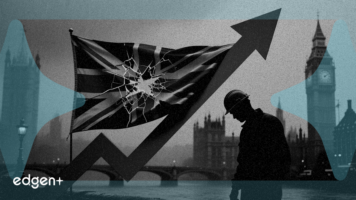 El riesgo de estanflación en el Reino Unido aumenta a medida que el crecimiento salarial alcanza un mínimo de cinco años