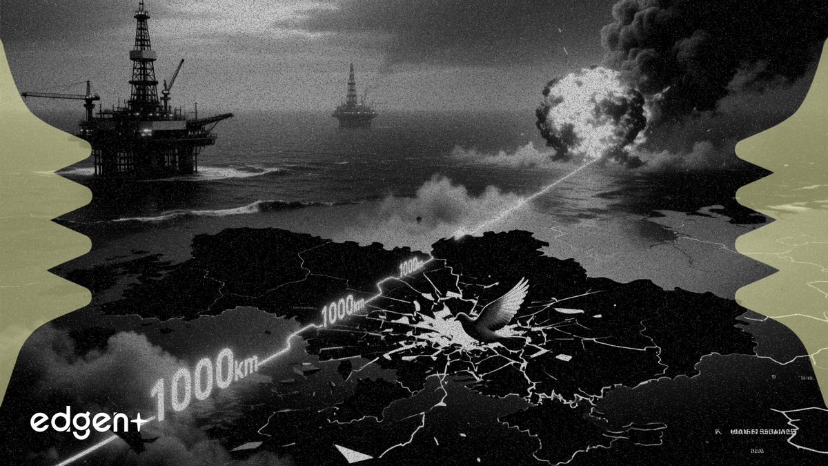 Ucrania ataca 2 plataformas en el Caspio a casi 1.000 km de distancia en medio de una tregua