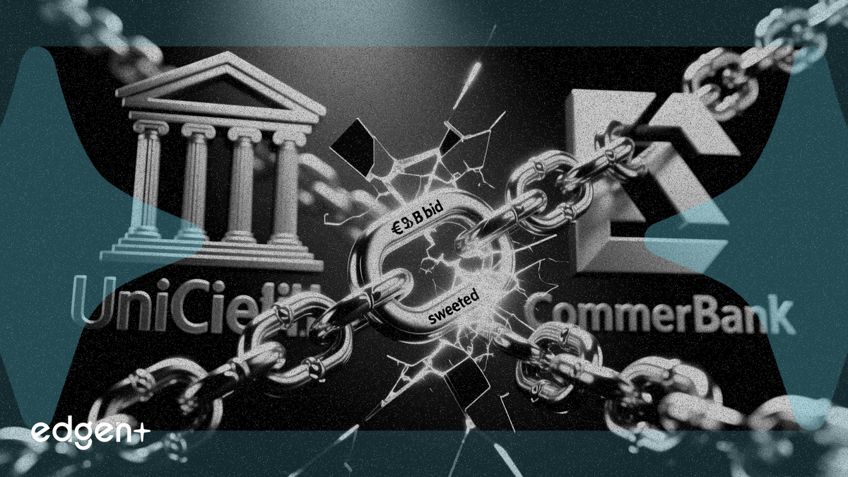 裕信银行考虑提高报价以打破与德国商业银行350亿欧元的僵局