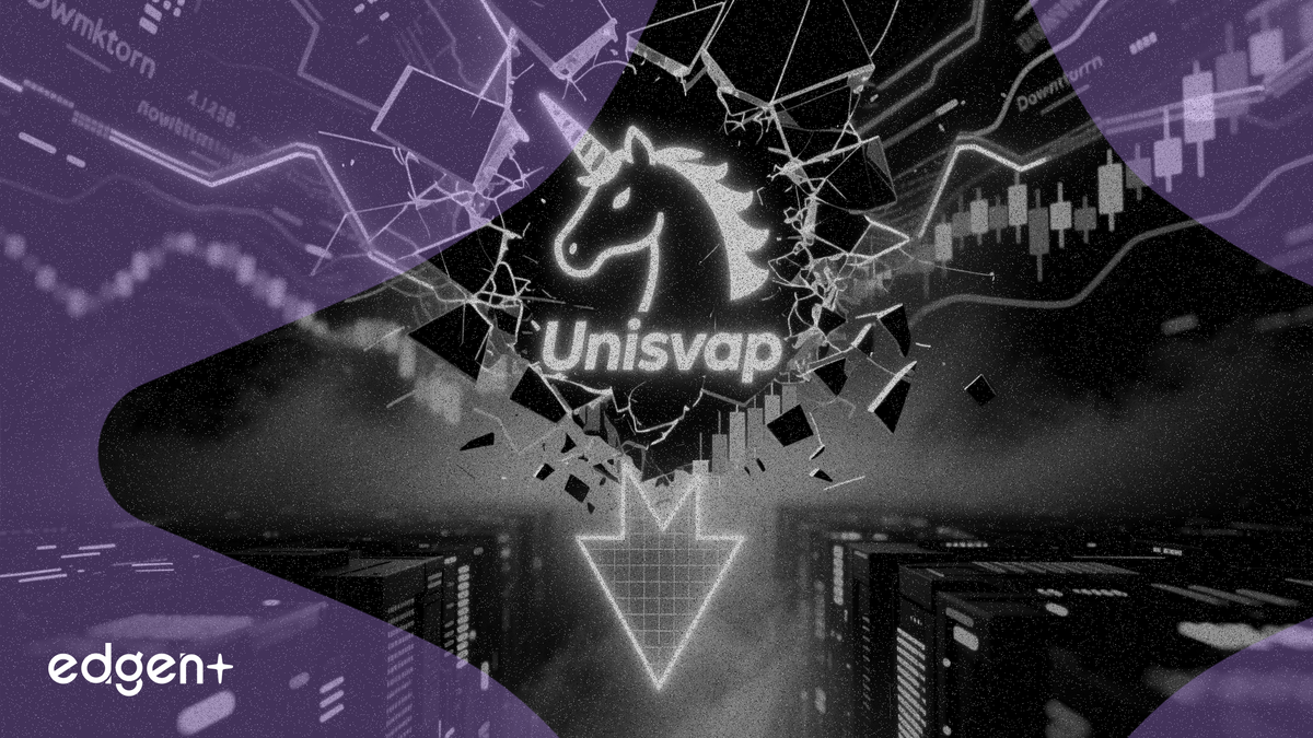 유니스왑 3.9% 하락, 코인데스크 20 지수 하락 주도