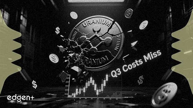Uranium Energy Corp cae un 15% tras superar costos del tercer trimestre las estimaciones