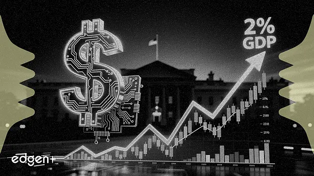Đầu tư AI của Mỹ đạt 2% GDP vào năm 2026, tiến gần mức chi tiêu quốc phòng