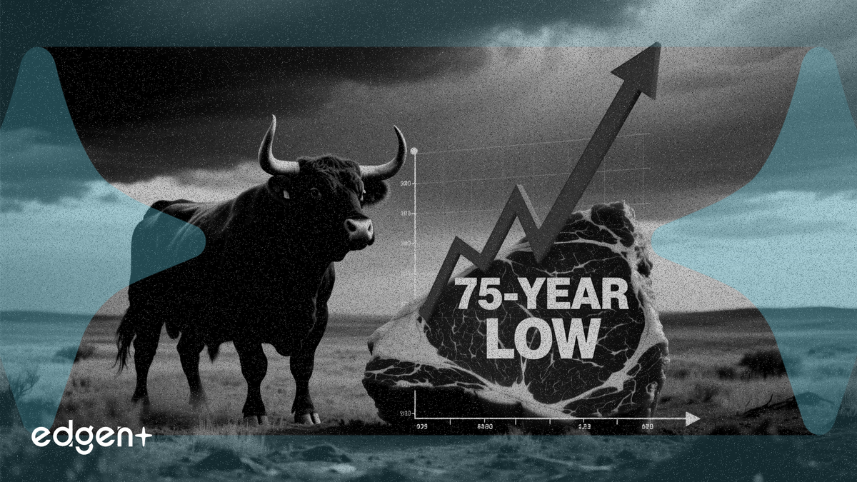 米国の肉用牛飼育数が75年ぶりの低水準に、牛肉価格は16％急騰