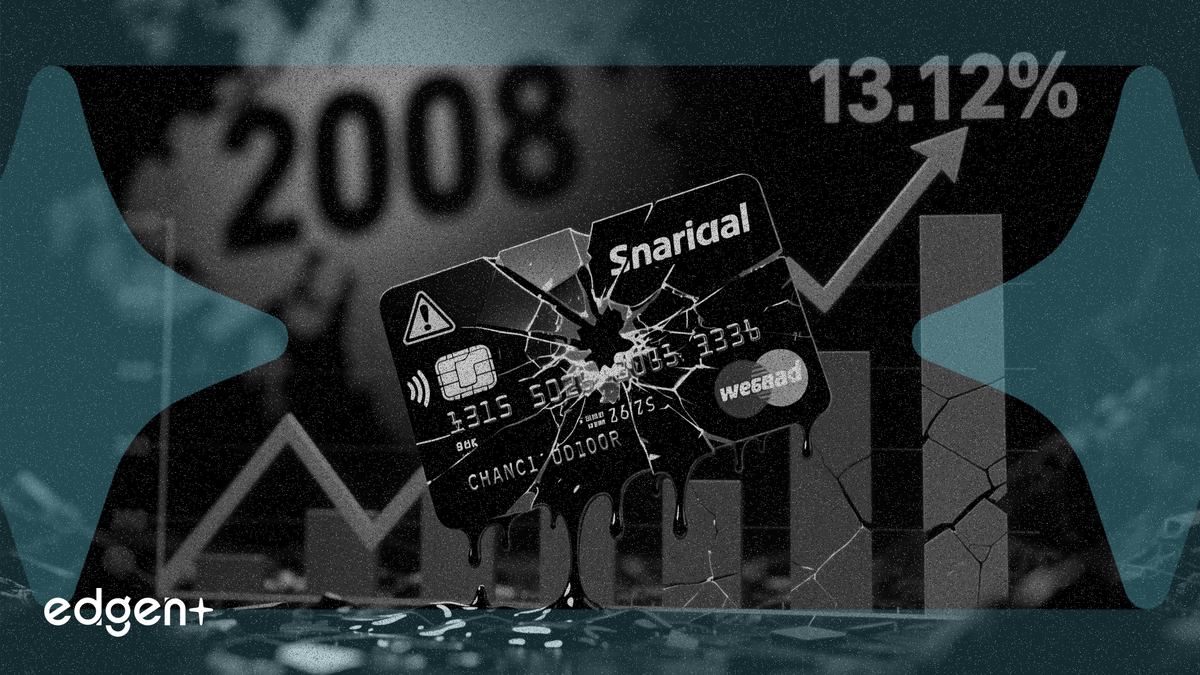 Las tasas de morosidad de tarjetas de crédito en EE. UU. alcanzan el 13,12 %, el nivel más alto desde la crisis de 2008