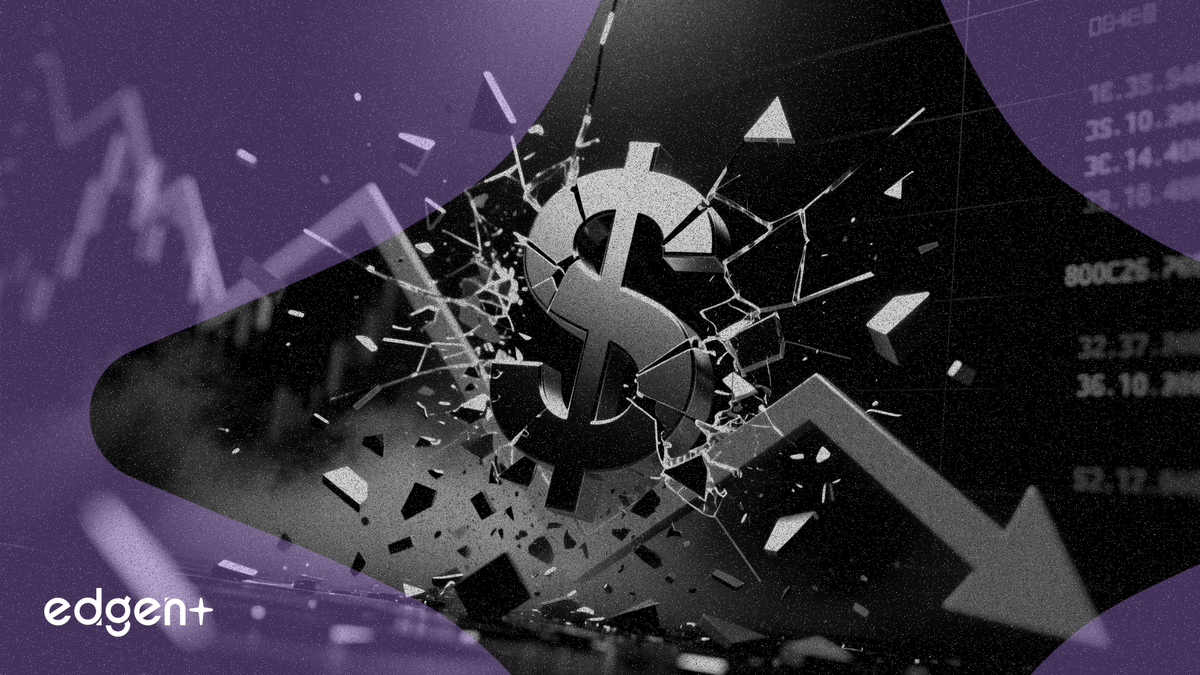 美元指數因突發跳空下跌而暴跌 1.23%