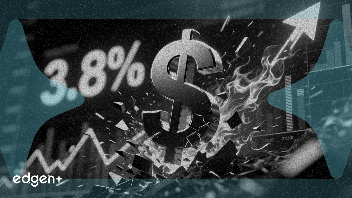 4월 CPI 인플레이션 3.8%로 예상치 상회하며 달러화 급등