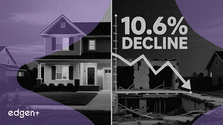 全米の住宅着工件数が10.6%減少する中、一部の都市で住宅在庫が改善