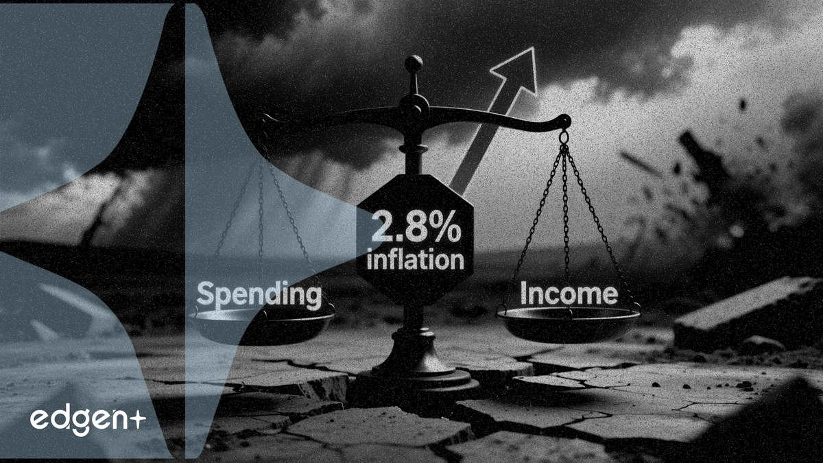支出增长超过收入，美国战前通胀率顽固维持在 2.8%