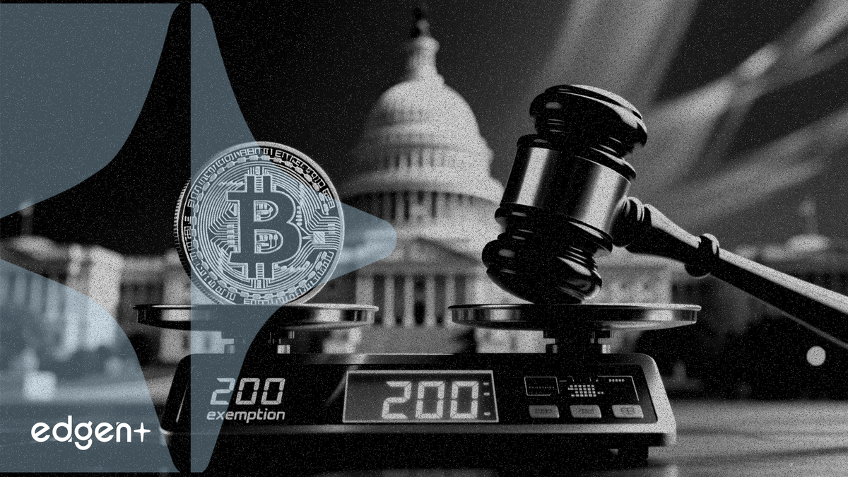 Legisladores de EE. UU. proponen proyecto de ley de impuestos cripto con exención de minimis inferior a 200 dólares