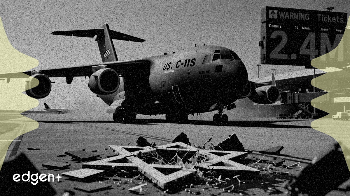 US military aircraft occupy Israeli airports, threatening 2.4M tickets