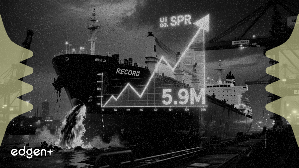 Les exportations de pétrole américain atteignent un record de 5,9 millions de barils après un déblocage historique de la SPR
