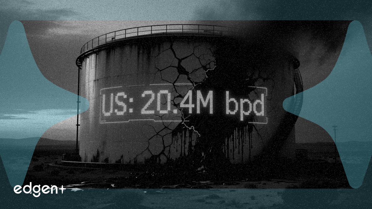 US oil supply fell to 20.38 million barrels per day in March 2026, the lowest since November 2025, driven by declines in Texas and North Dakota production.