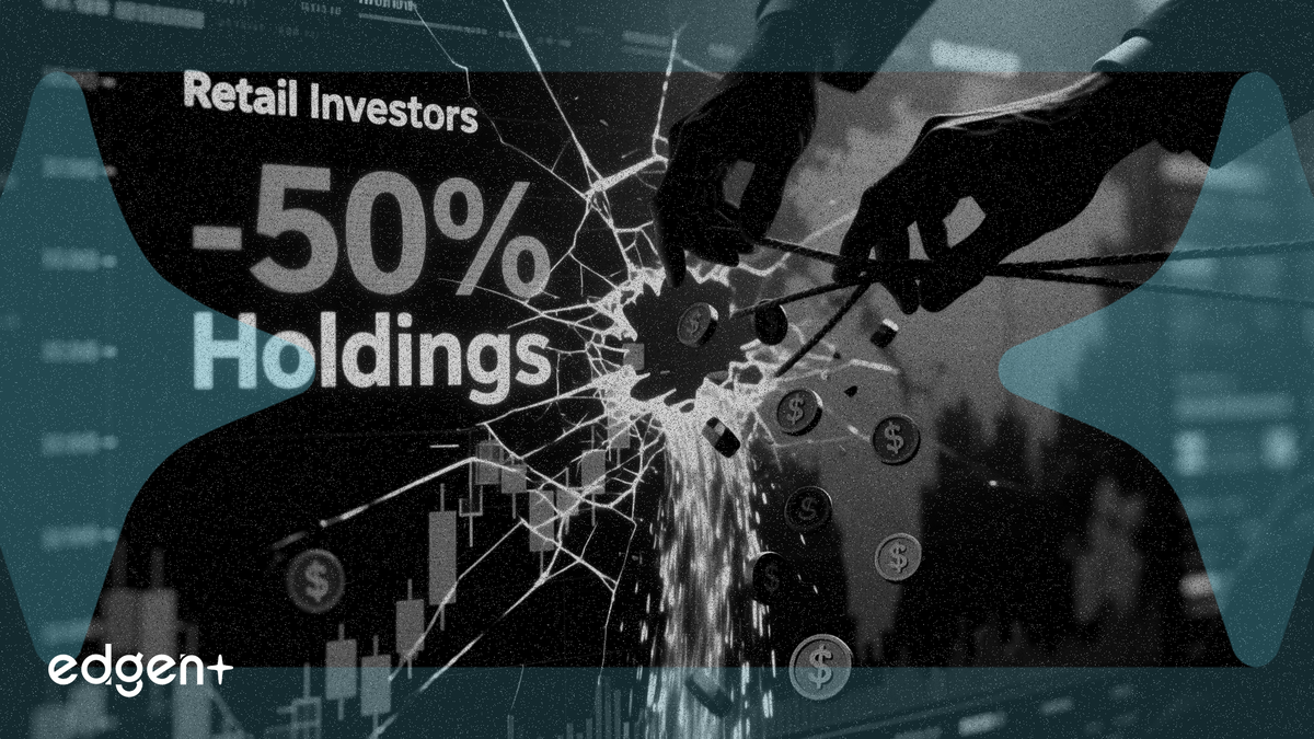 미국 개인 투자자 반등 시 매도, 주식 보유량 50% 급감