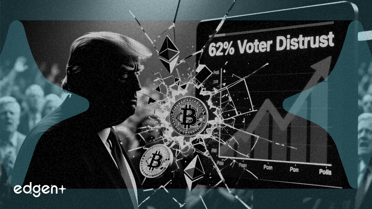 US Voter Distrust in Trump's Crypto Oversight Hits 62% Amid New Poll