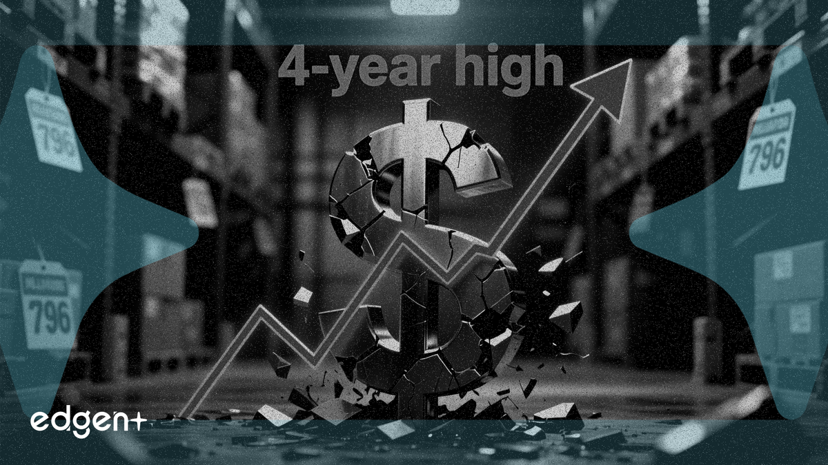 美國批發價格觸及4年高位，預示通脹持續性