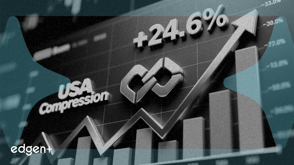 USA Compression株、買収後に24.6%上昇