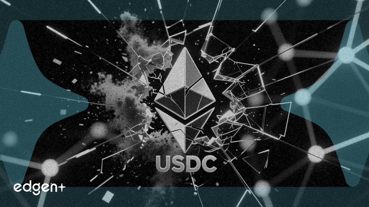 USDC 金庫在以太坊銷毀 $0.5 億